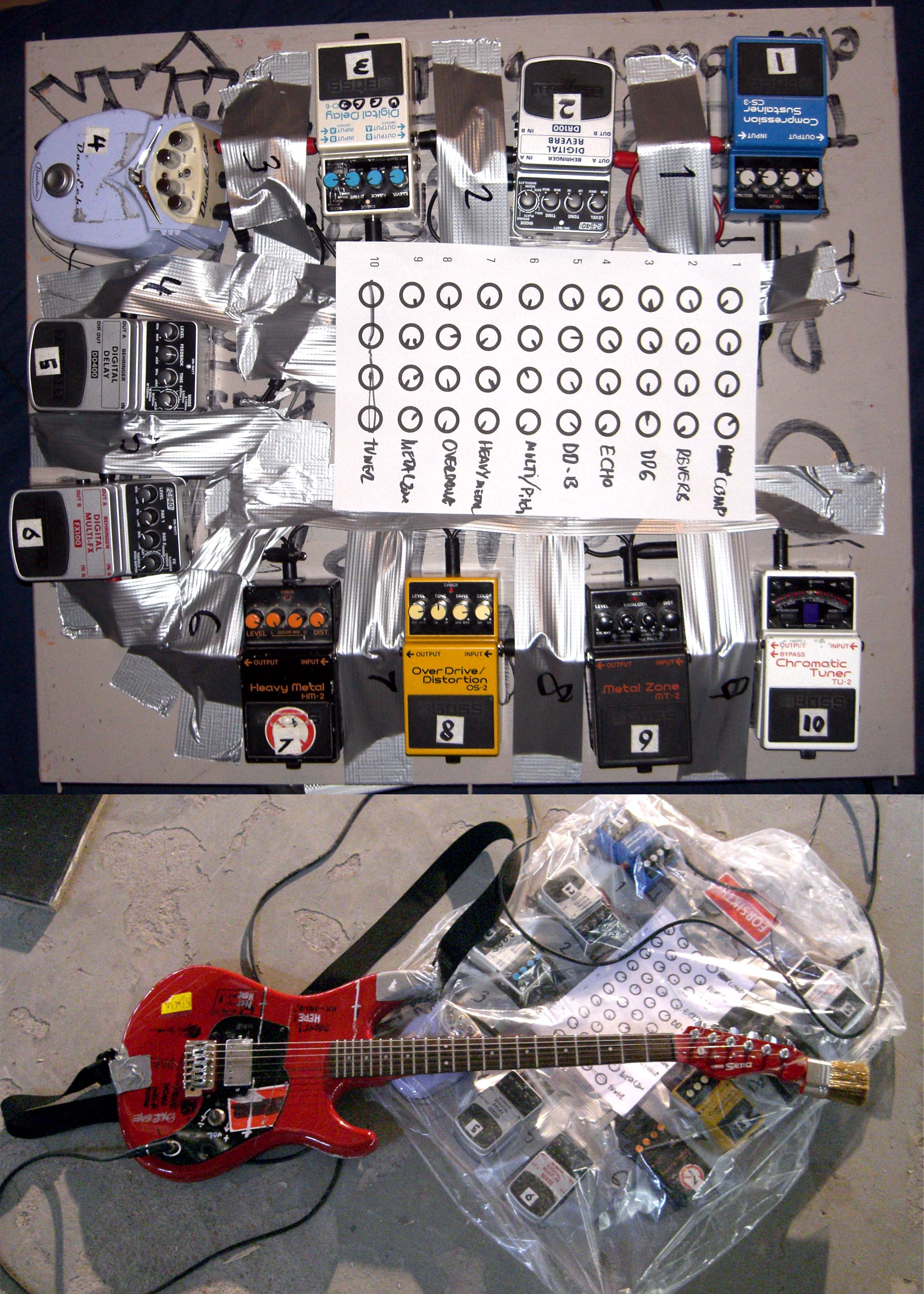 modified guitar